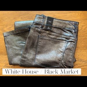 Skinny Metallic WH /BM pants